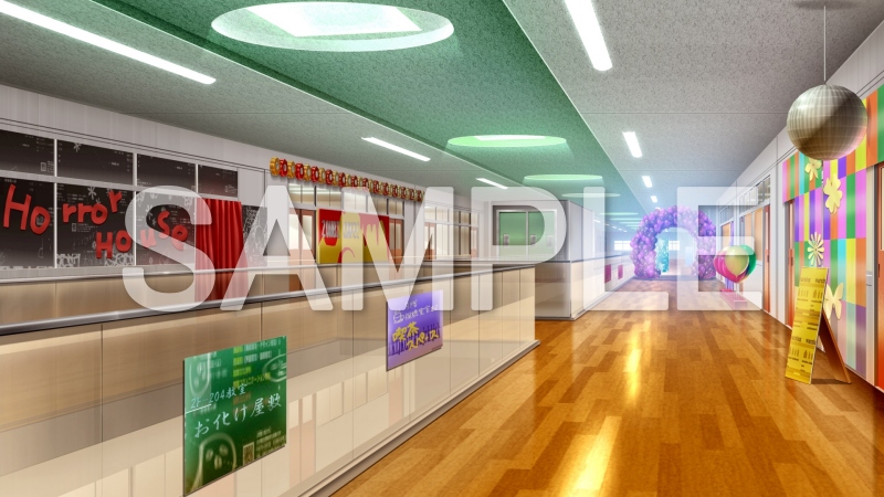 みにくる背景CG素材集『学園編』part05 無料立ち読み2