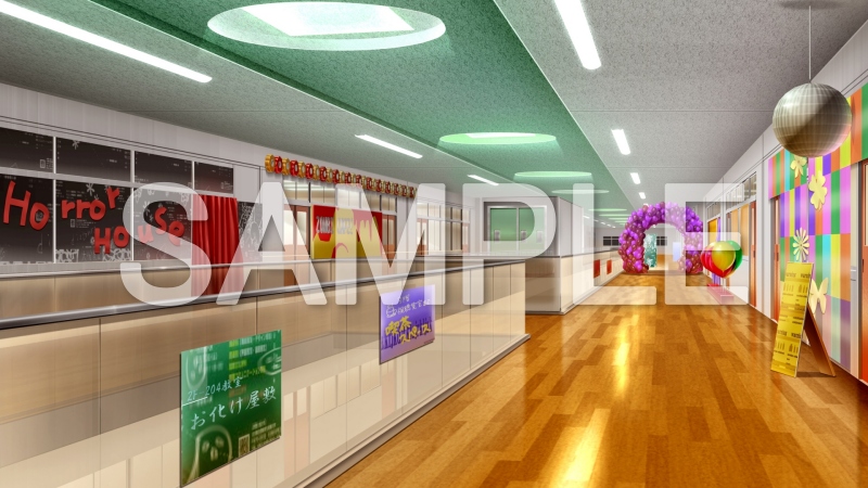 みにくる背景CG素材集『学園編』part05 無料立ち読み3