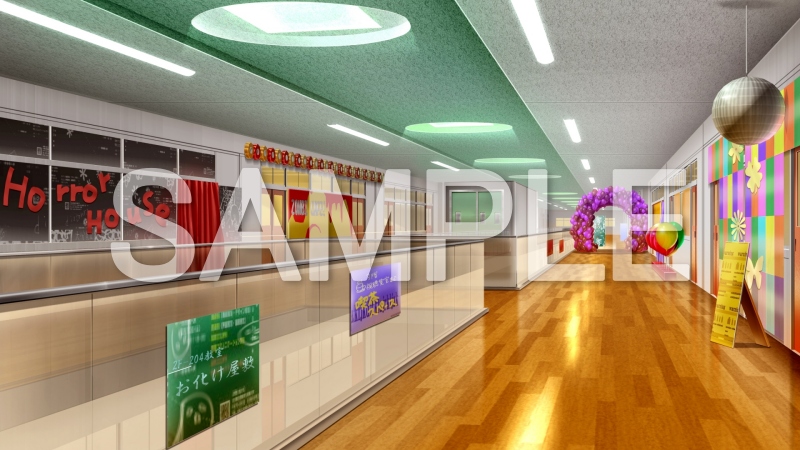 みにくる背景CG素材集『学園編』part05 無料立ち読み4