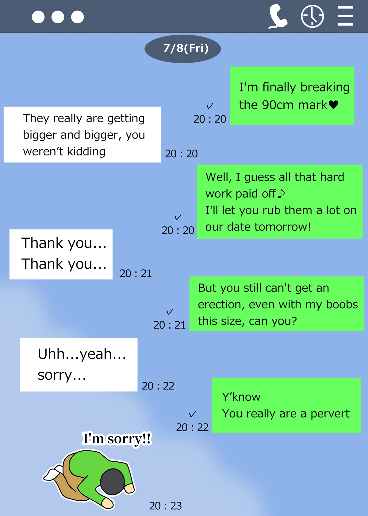 みのりの超乳化記録 〜俺のためにおっぱい大きくしてくれる彼女〜 無料立ち読み7