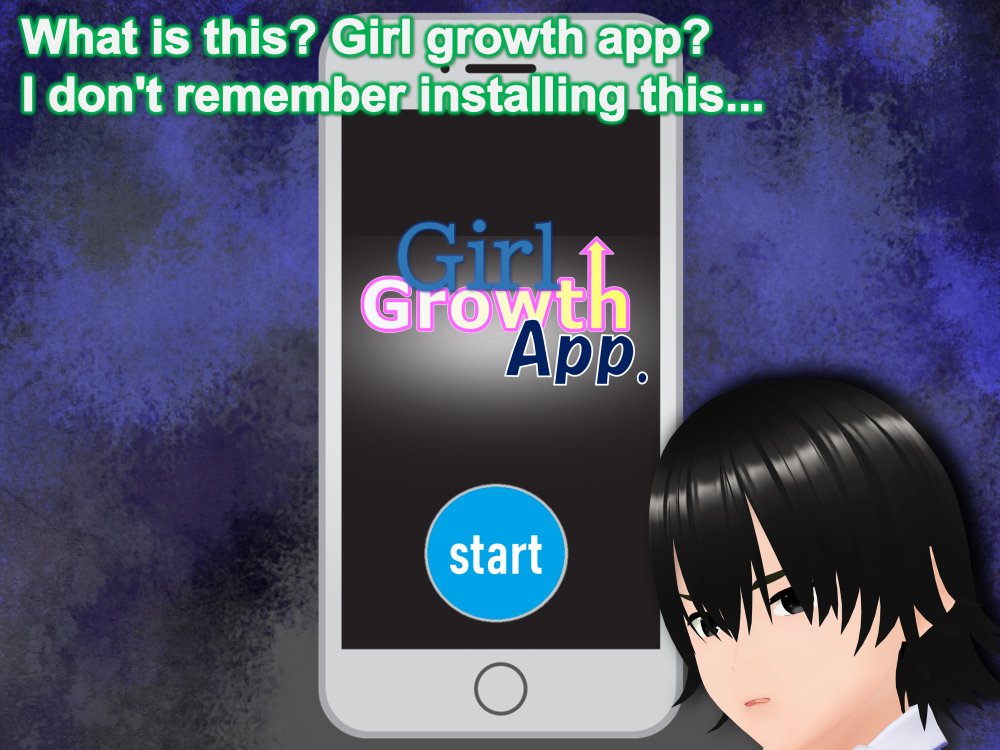 Outgrowing only girls， Overtake boys， Growth sound. Stat building game App Arc 無料立ち読み4