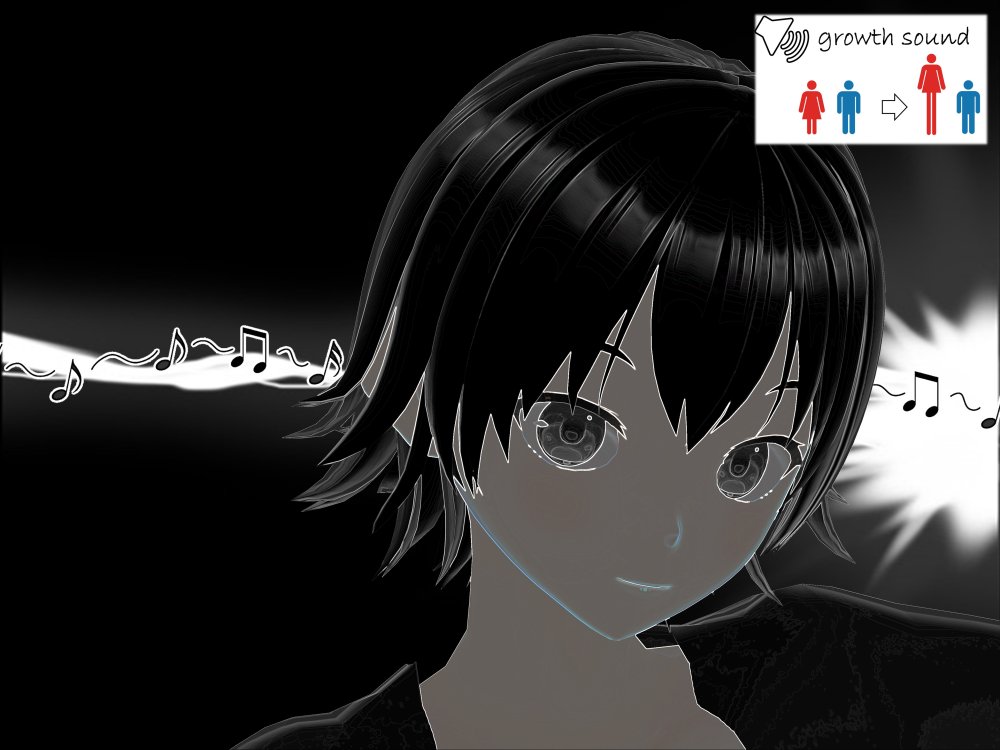 Outgrowing only girls， Overtake boys， Growth sound. Stat building game App Arc 無料立ち読み9