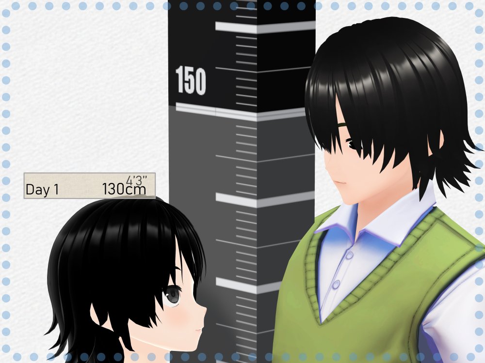 Outgrowing only girls， Overtake boys， Growth sound. Stat building game App Arc 無料立ち読み11