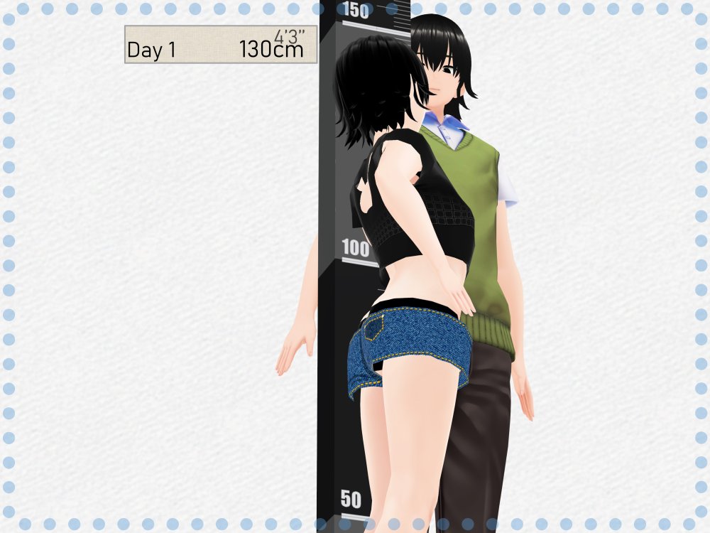 Outgrowing only girls， Overtake boys， Growth sound. Stat building game App Arc 無料立ち読み12