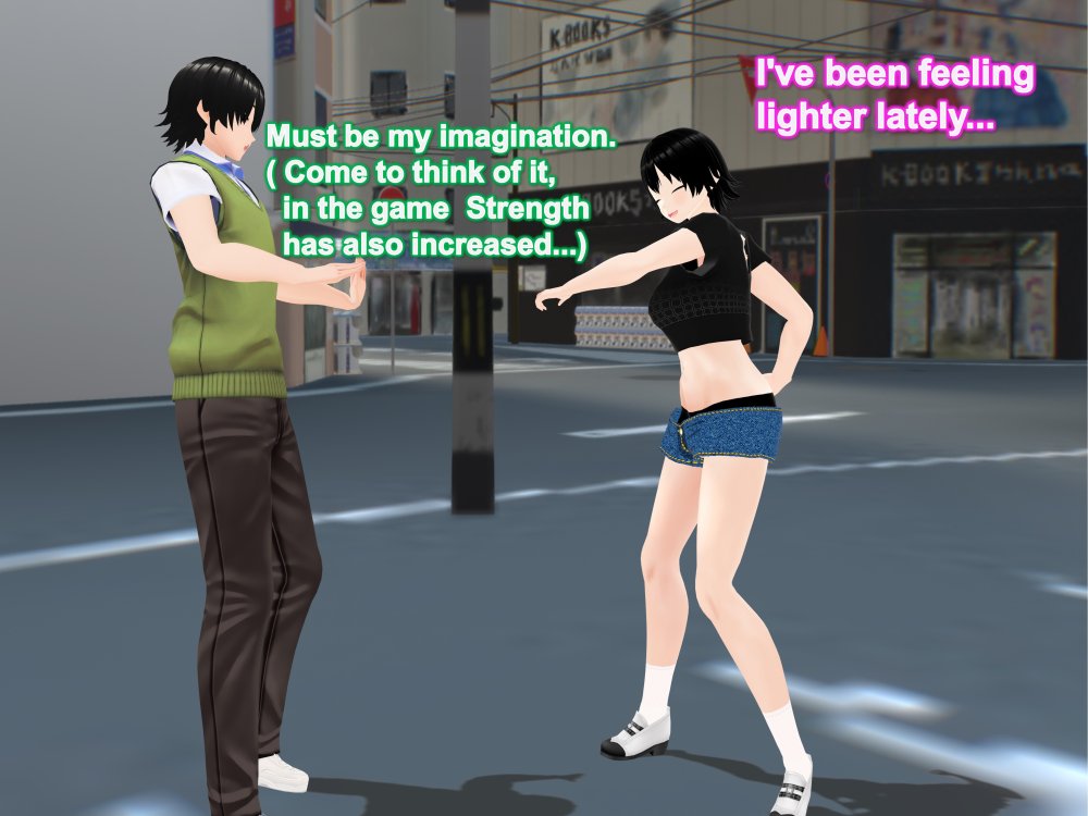 Outgrowing only girls， Overtake boys， Growth sound. Stat building game App Arc 無料立ち読み18