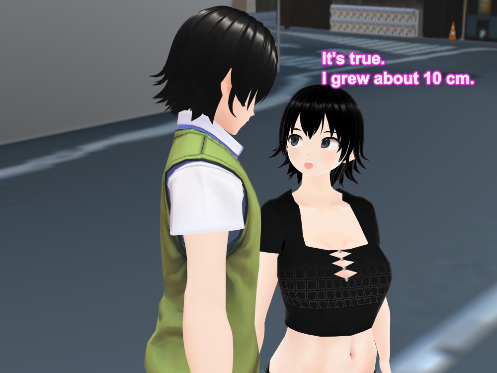 Outgrowing only girls， Overtake boys， Growth sound. Stat building game App Arc 無料立ち読み20