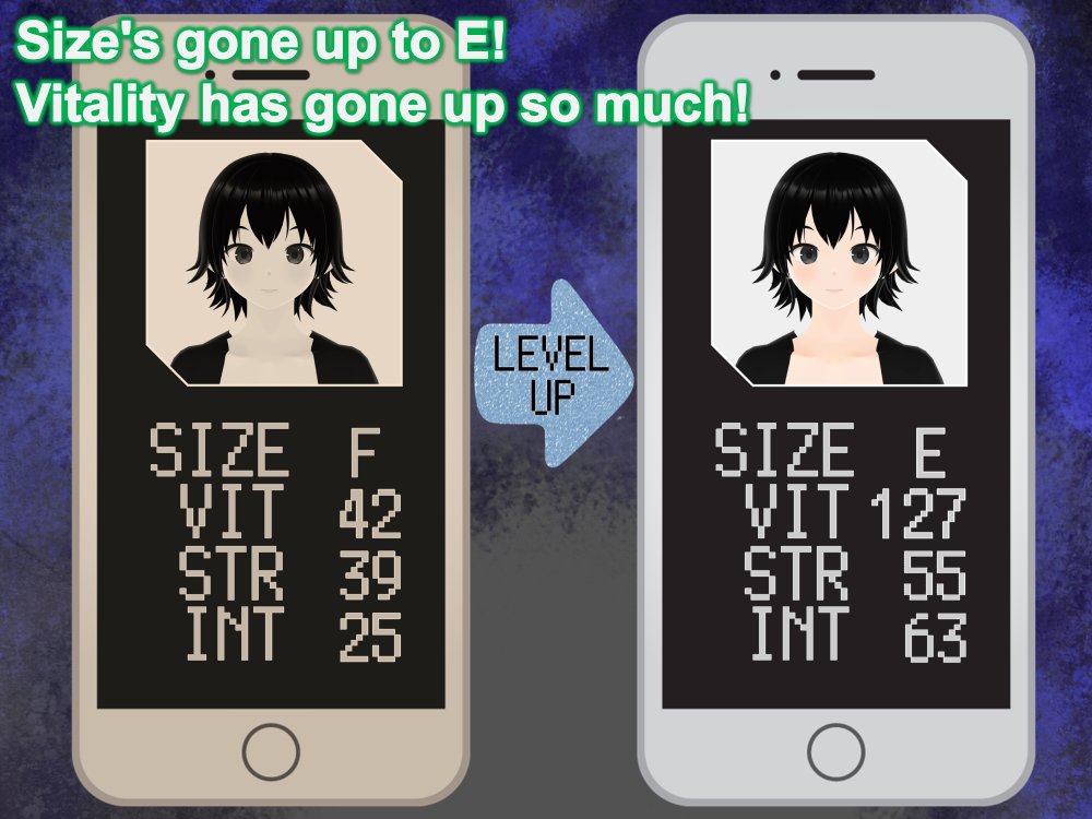 Outgrowing only girls， Overtake boys， Growth sound. Stat building game App Arc 無料立ち読み23