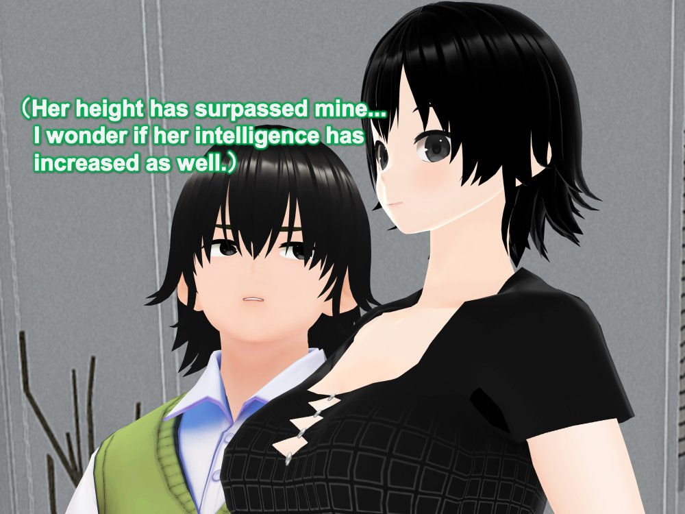 Outgrowing only girls， Overtake boys， Growth sound. Stat building game App Arc 無料立ち読み36