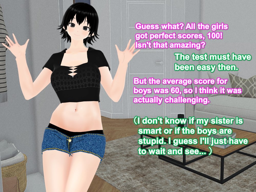 Outgrowing only girls， Overtake boys， Growth sound. Stat building game App Arc 無料立ち読み41