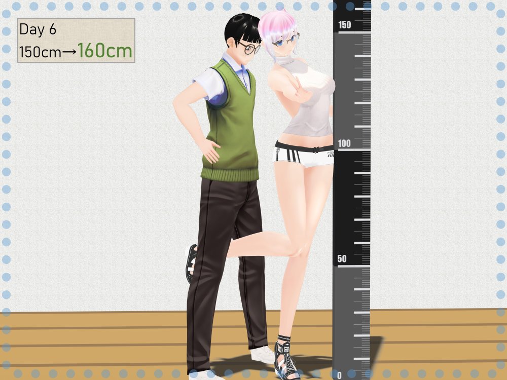 Outgrowing only girls， Overtake boys， Growth sound. Home tutor Arc 無料立ち読み32