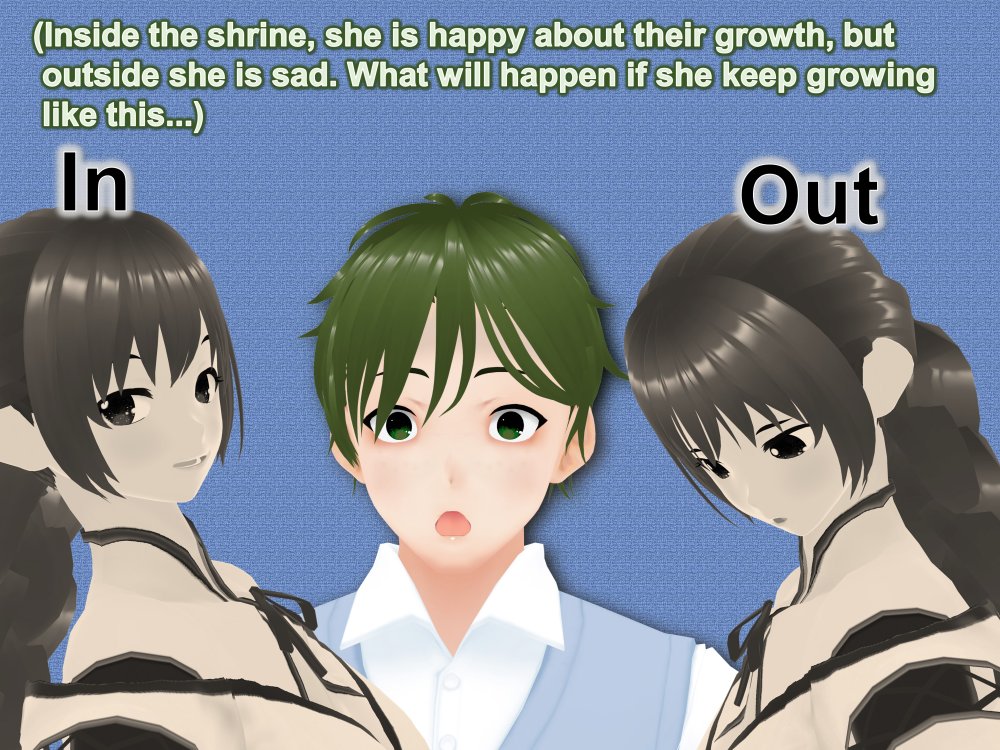 Outgrowing only girls， Overtake boys， Growth sound. shrine maiden Arc 無料立ち読み28