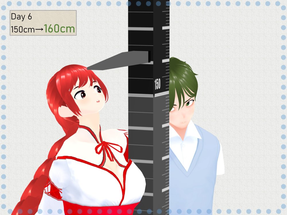 Outgrowing only girls， Overtake boys， Growth sound. shrine maiden Arc 無料立ち読み29