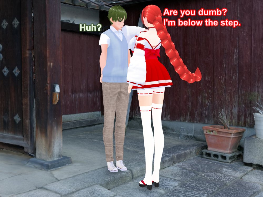 Outgrowing only girls， Overtake boys， Growth sound. shrine maiden Arc 無料立ち読み32