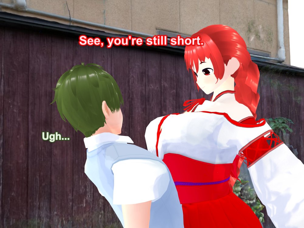 Outgrowing only girls， Overtake boys， Growth sound. shrine maiden Arc 無料立ち読み35