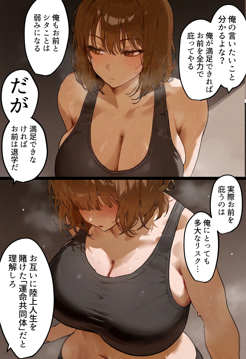 欠場！寝取られ母娘駅伝-陸上女大生が退学危機のため大会欠場し種付コーチの白濁孕ませ補習！応援に来たママ（38歳）も20年来の童貞先輩から執念の濃厚膣出しゴールでヤられる話【寝取られ駅伝3前編】 無料立ち読み16