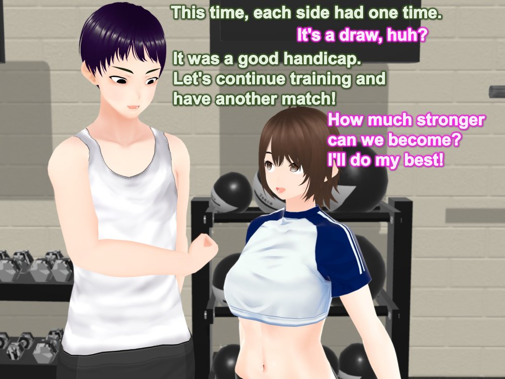 Outgrowing only girls， Overtake boys， Growth sound dumbbells Arc 無料立ち読み8
