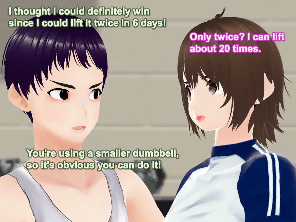 Outgrowing only girls， Overtake boys， Growth sound dumbbells Arc 無料立ち読み25