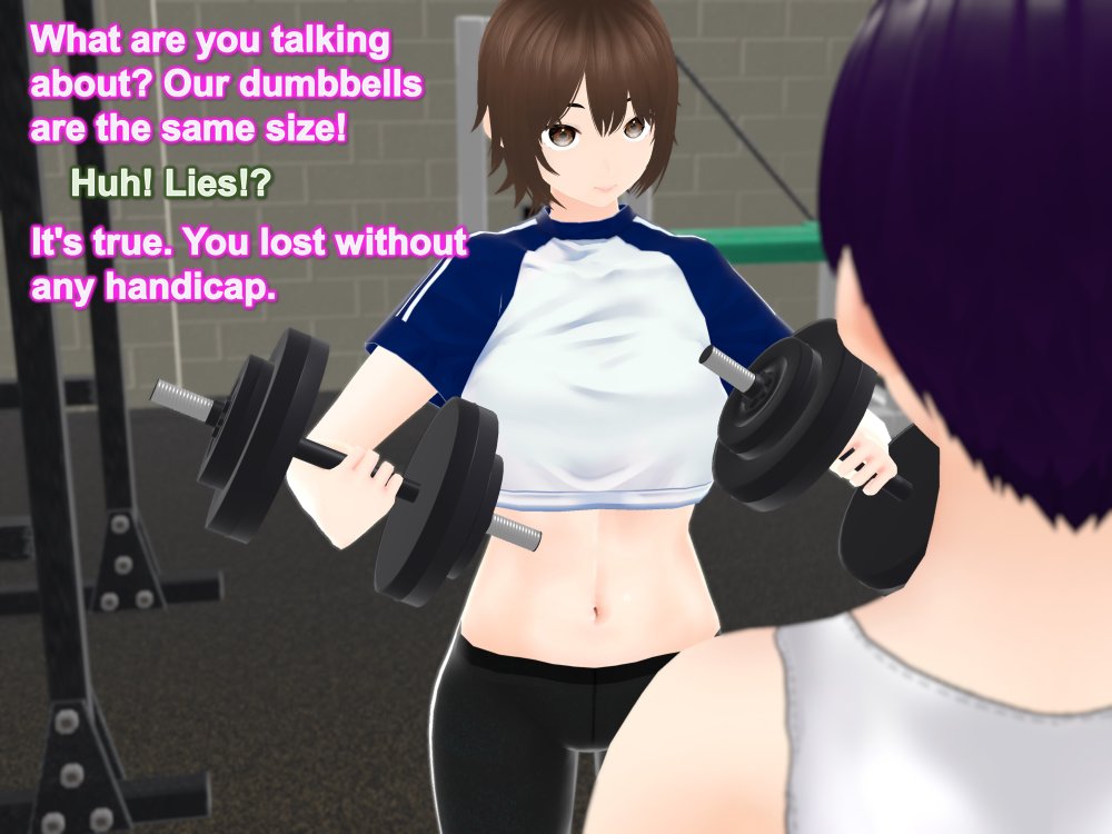 Outgrowing only girls， Overtake boys， Growth sound dumbbells Arc 無料立ち読み26