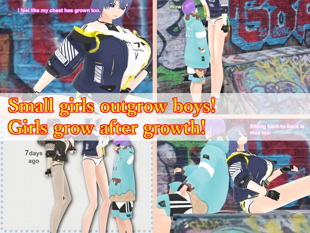 Outgrowing only girls， Overtake boys， Growth sound street culture Arc 無料立ち読み34