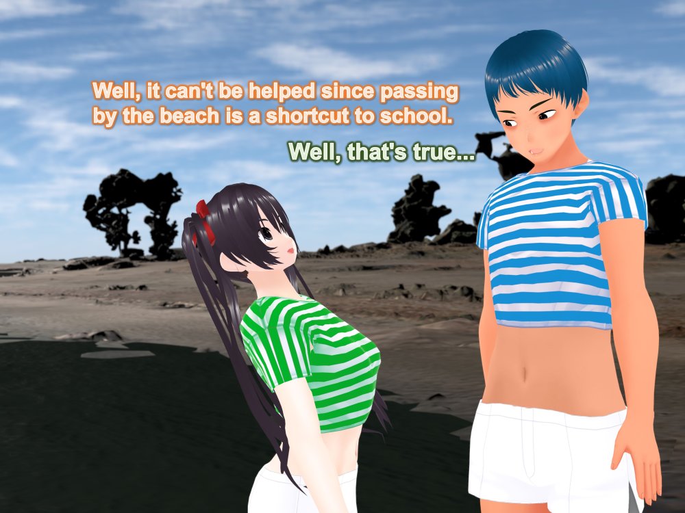 Outgrowing only girls， Overtake boys， Growth sound Beach Arc 無料立ち読み6