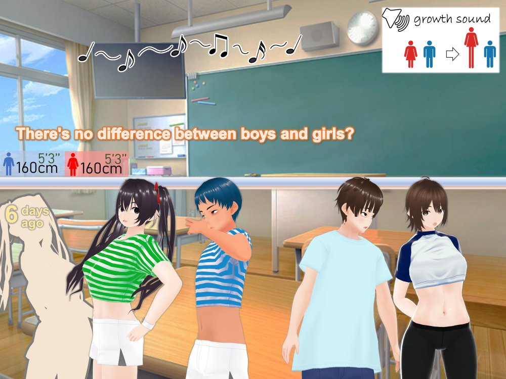 Outgrowing only girls， Overtake boys， Growth sound Beach Arc 無料立ち読み28
