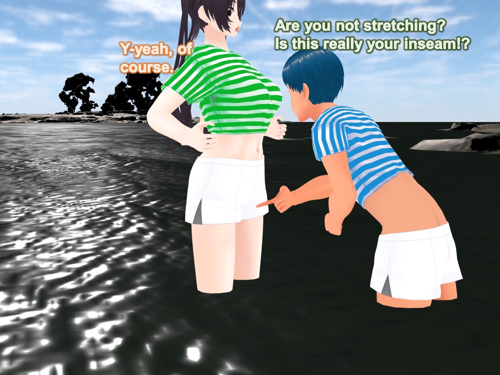Outgrowing only girls， Overtake boys， Growth sound Beach Arc 無料立ち読み34