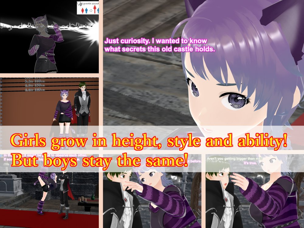 Outgrowing only girls， Overtake boys， Growth sound. Drama Club Arc 無料立ち読み38