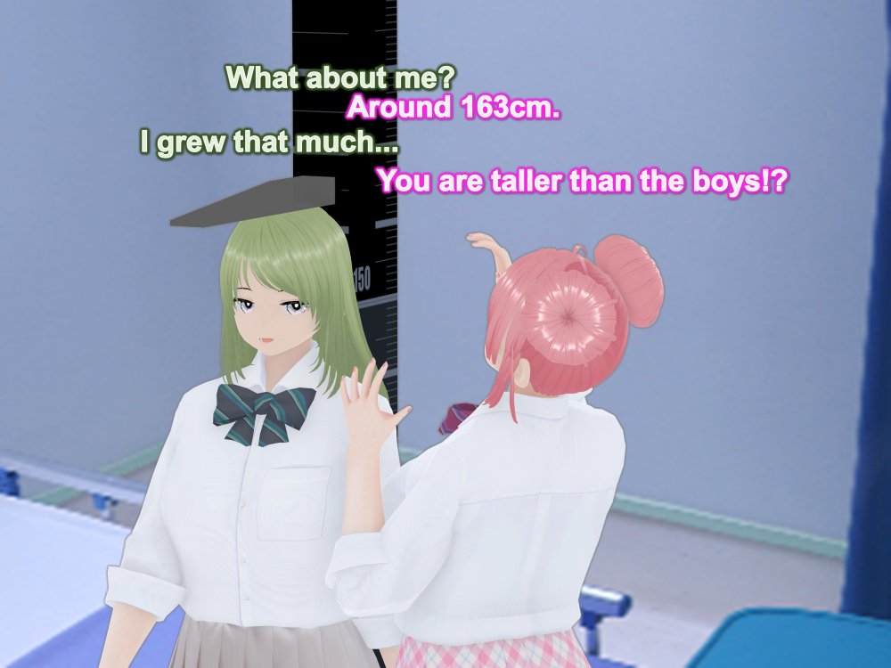 Outgrowing only girls， Overtake boys， Growth sound. Classmate Arc 無料立ち読み30