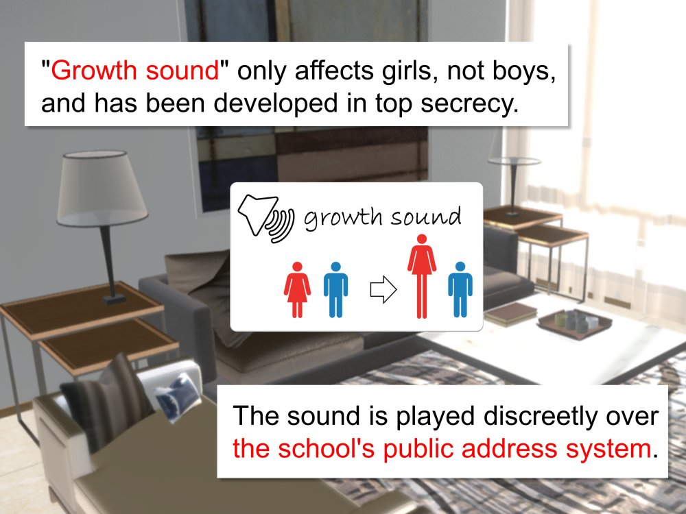 Outgrowing only girls， Overtake boys， Growth sound. Stretching exercises Arc 無料立ち読み2