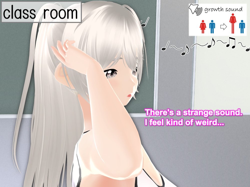 Outgrowing only girls， Overtake boys， Growth sound. Stretching exercises Arc 無料立ち読み10