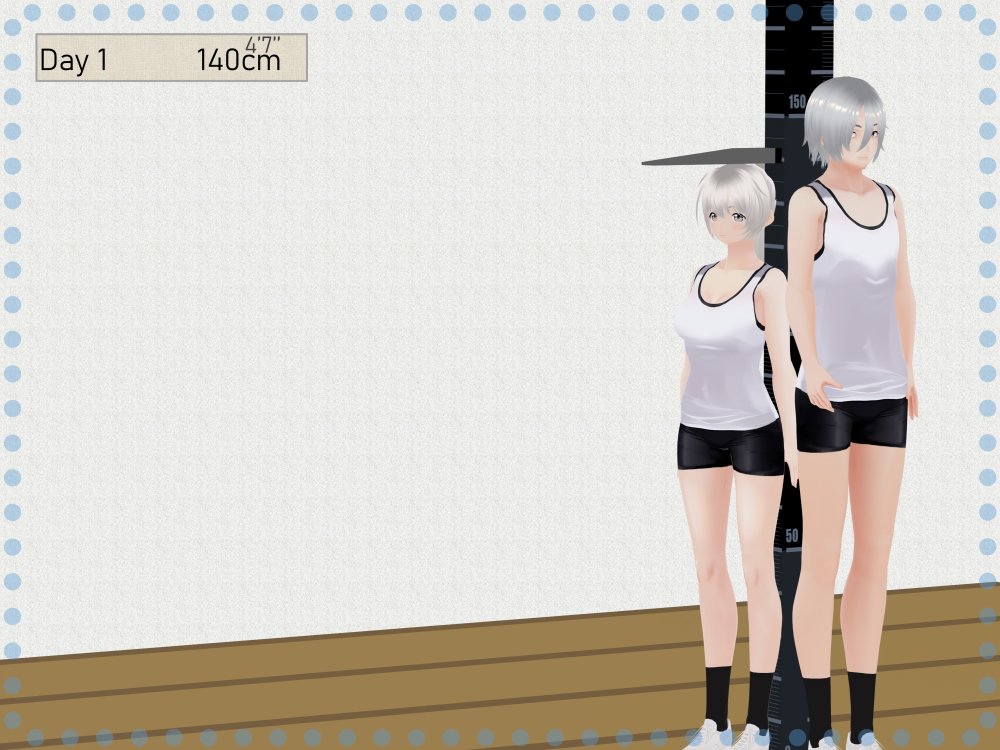 Outgrowing only girls， Overtake boys， Growth sound. Stretching exercises Arc 無料立ち読み11
