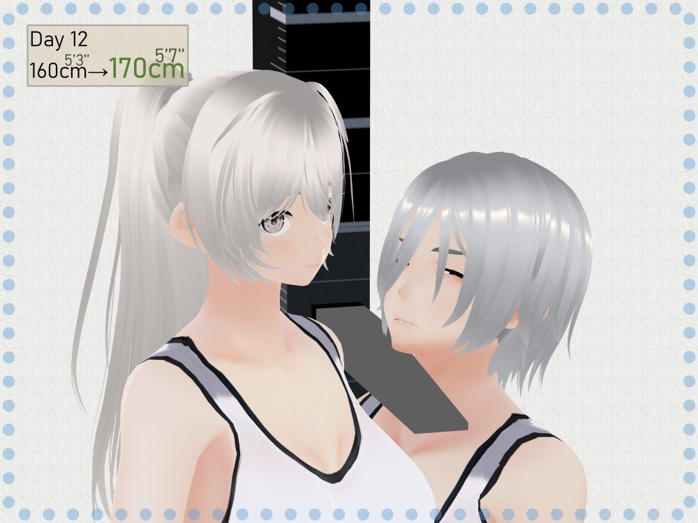 Outgrowing only girls， Overtake boys， Growth sound. Stretching exercises Arc 無料立ち読み41