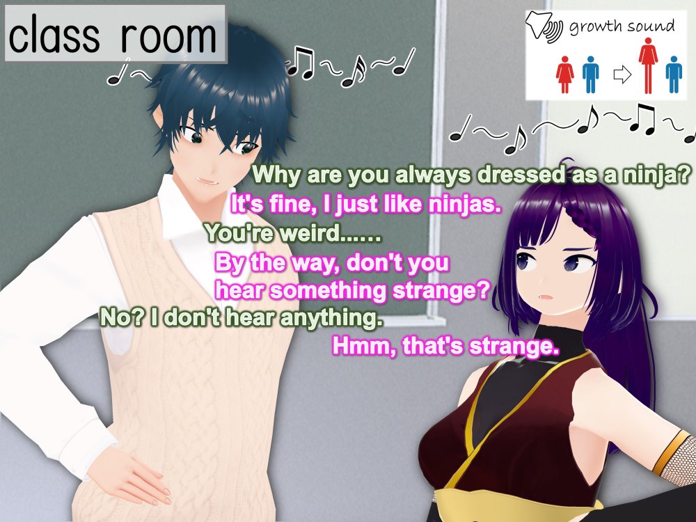 Outgrowing only girls， Overtake boys， Growth sound. Ninja Arc 無料立ち読み3