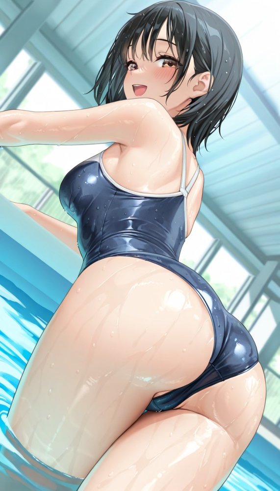 スク水ボブJK（500枚） 無料立ち読み23