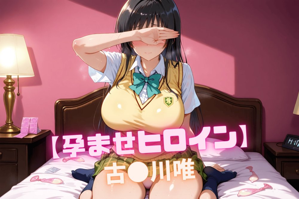 【孕ませヒロイン】古〇川唯 無料立ち読み1