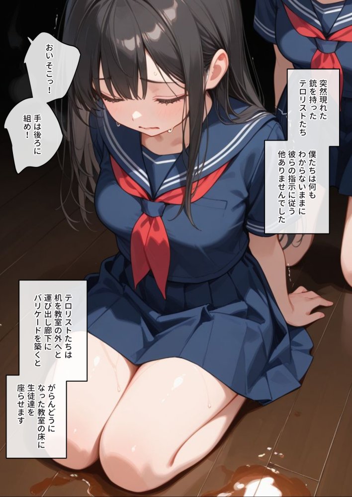 学校を占拠したテロリストがド変態だったら 無料立ち読み4