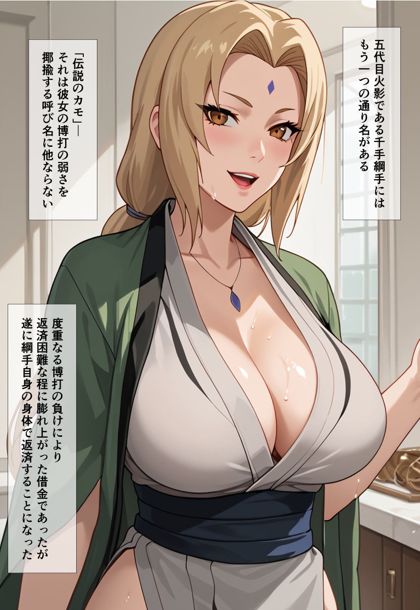 千○綱手 年下男子と過激交尾。性○隷になった綱手様にハードセックス。いつでもどこでも射精させてもらう話 無料立ち読み2