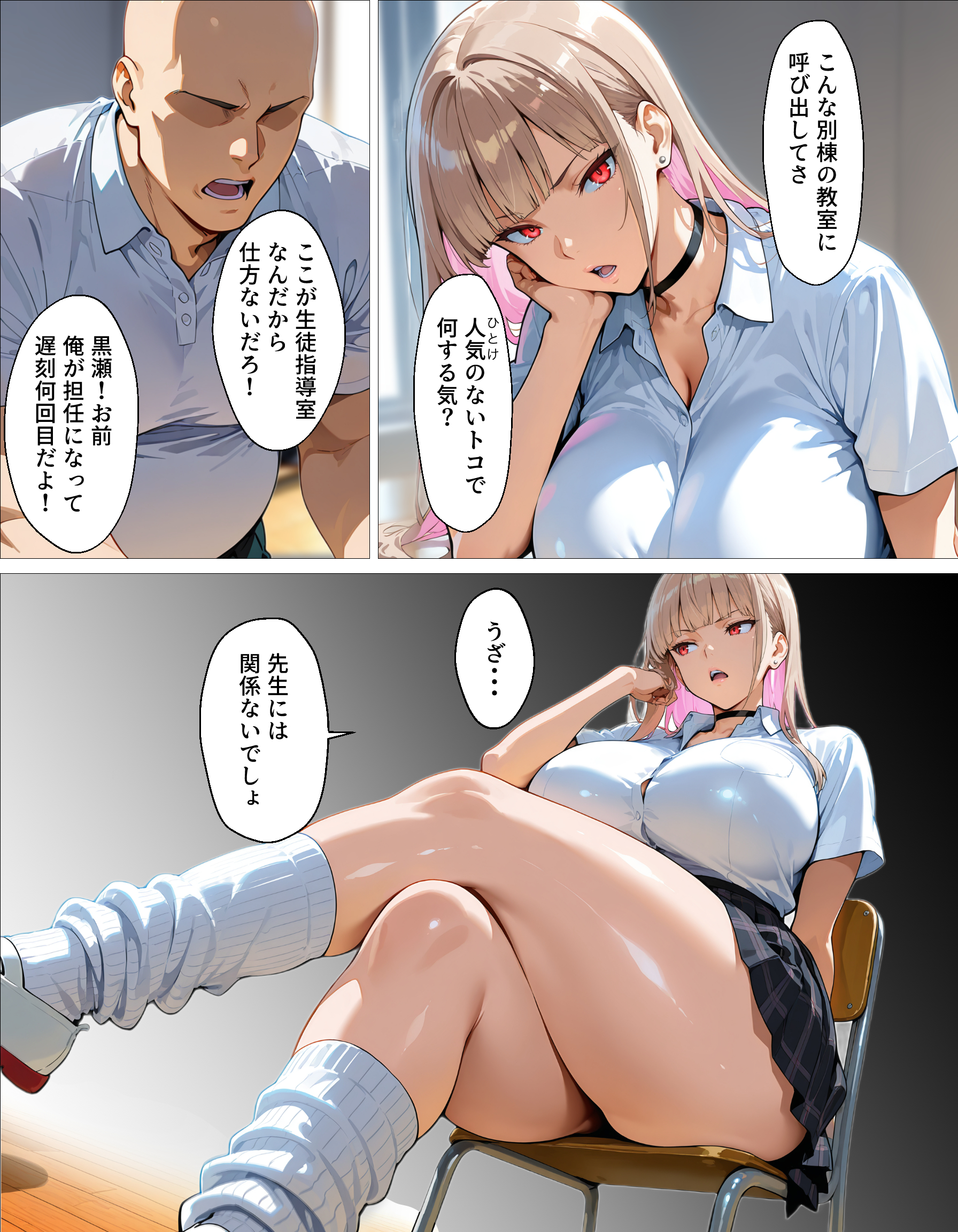 教え子ギャルの裏アカを見つけた話〜竿役契約から始まるガチ恋堕ちSEX 無料立ち読み4