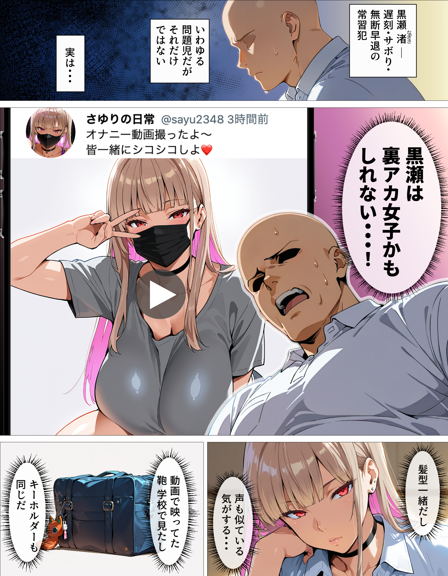 教え子ギャルの裏アカを見つけた話〜竿役契約から始まるガチ恋堕ちSEX 無料立ち読み5