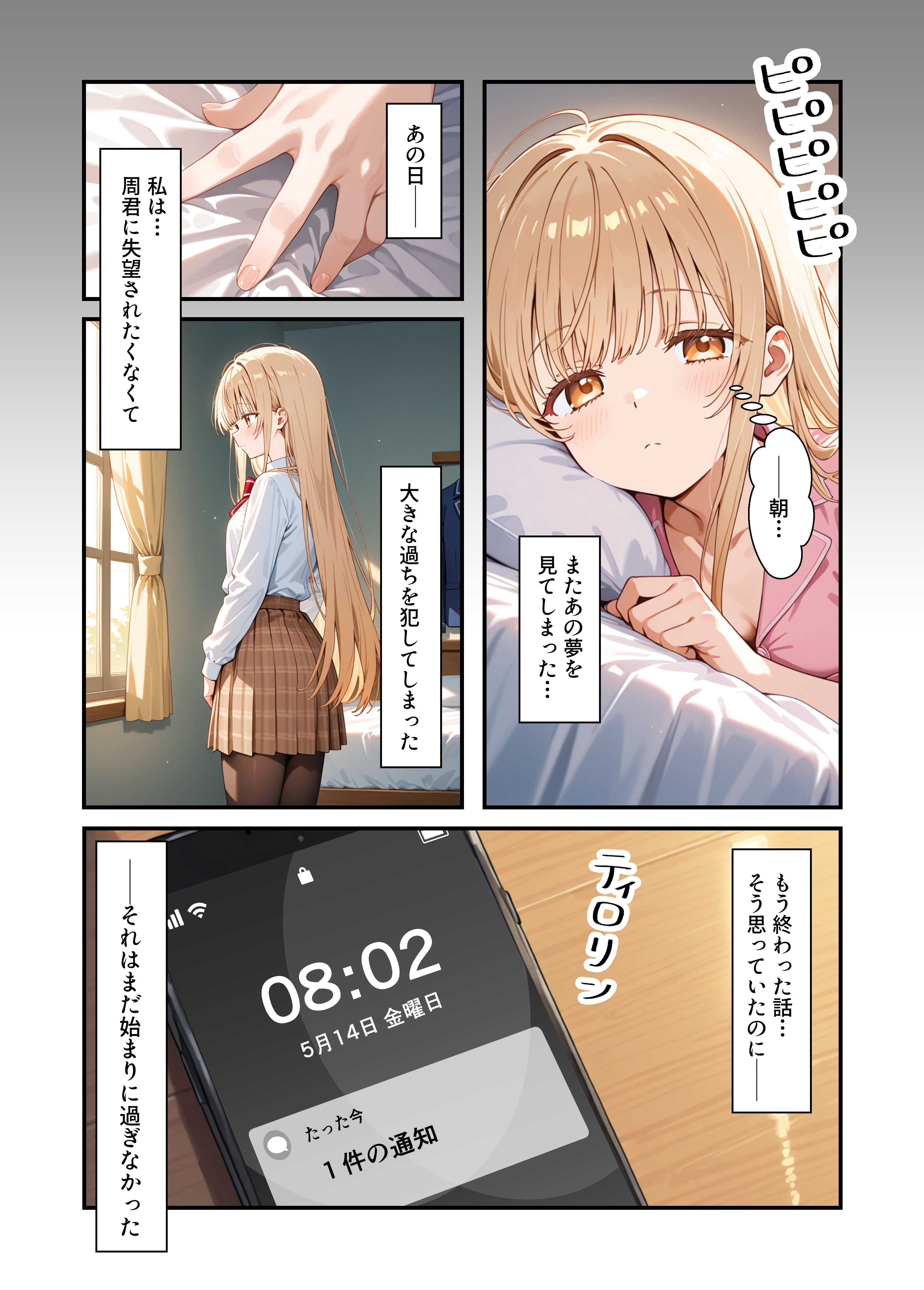 お隣の天使様がいつの間にか密会調教されていた件 〜メス堕ちスイッチが入ってしまい種付け性交してしまった椎名真〇〜 無料立ち読み3