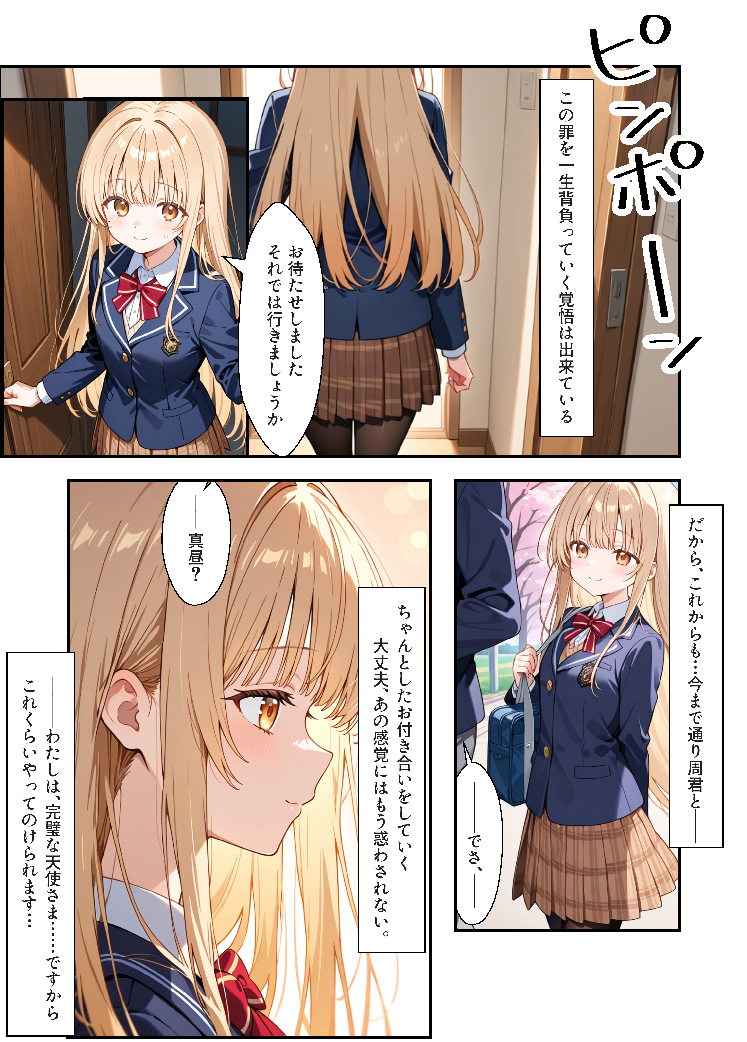 お隣の天使様がいつの間にか密会調教されていた件 〜メス堕ちスイッチが入ってしまい種付け性交してしまった椎名真〇〜 無料立ち読み4