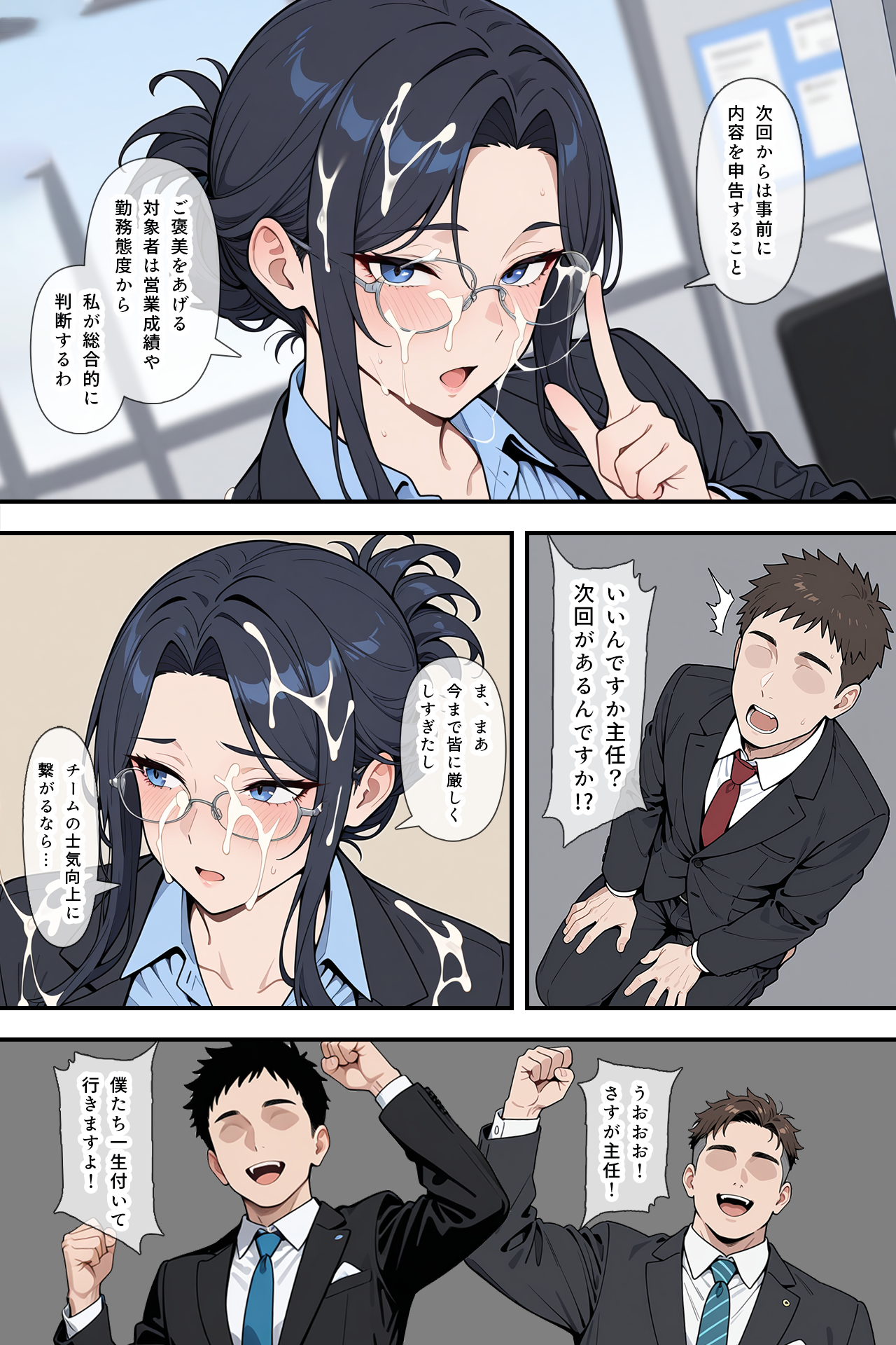 婚期を逃した堅物女上司が部下たちの共有オナペットになった話 無料立ち読み18