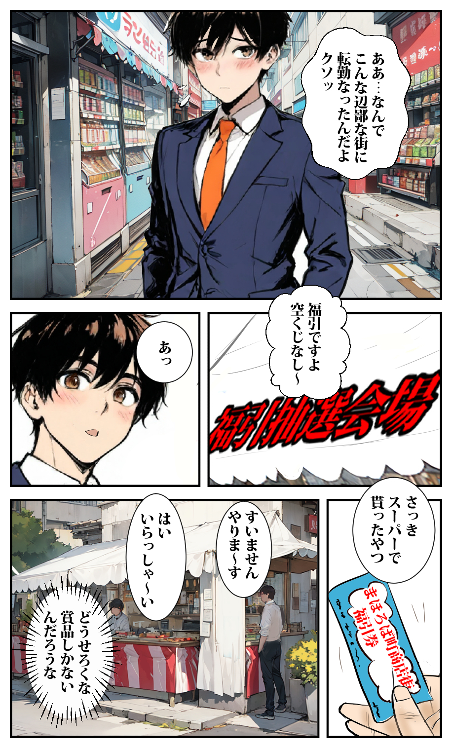 商店街の福引き引いたら人妻が当たった 無料立ち読み8