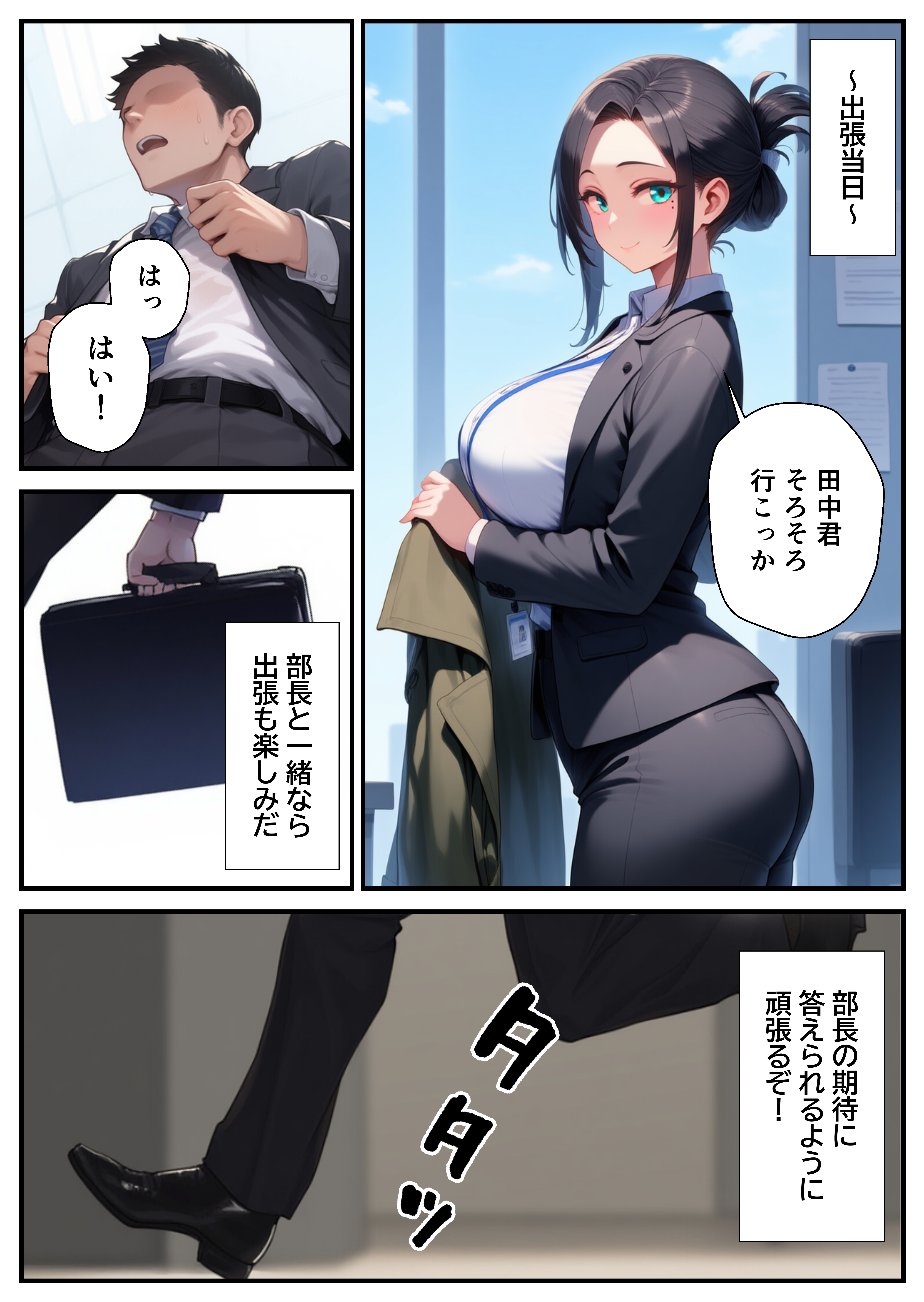 爆乳バツイチ女上司とあまあま孕ませエッチ 無料立ち読み24