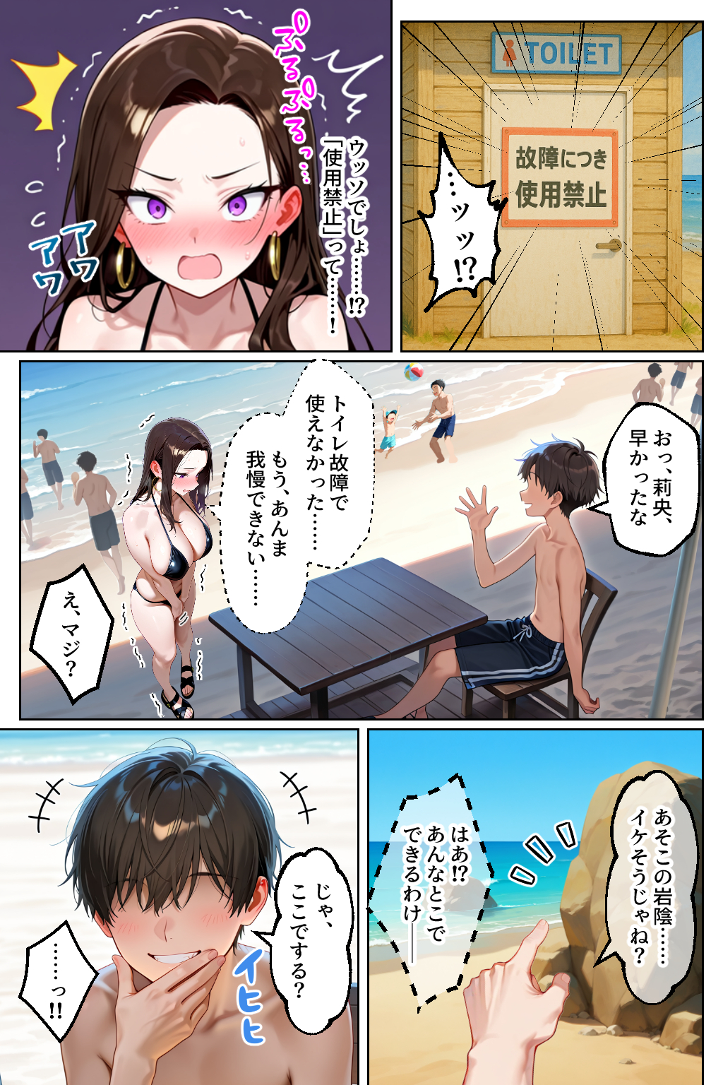 強気だけど実はチョロすぎる幼馴染ギャルー付き合った翌日と海水浴編ー 無料立ち読み36