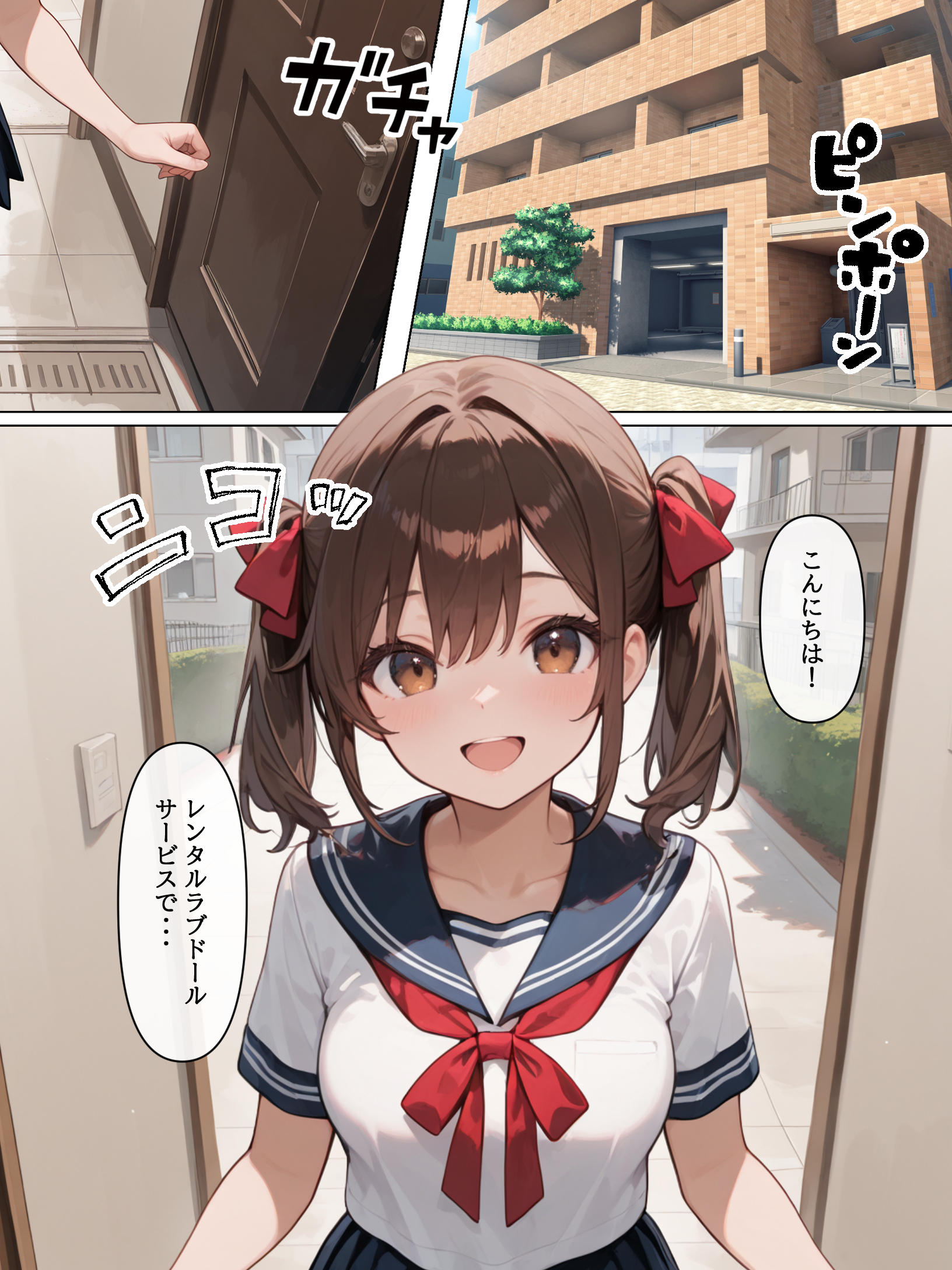 ラブドール頼んだら、妹JKが来た 無料立ち読み1