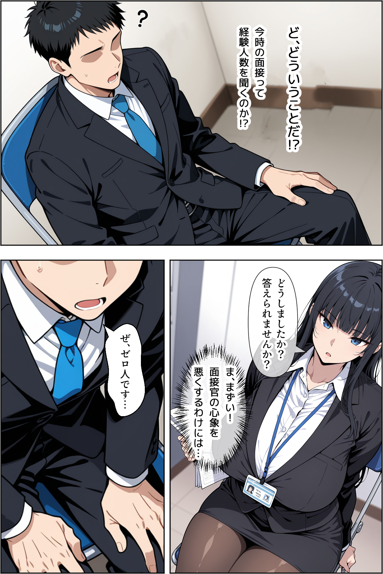 転職したら爆乳ギャル社長の性欲処理係に任命された件 無料立ち読み4