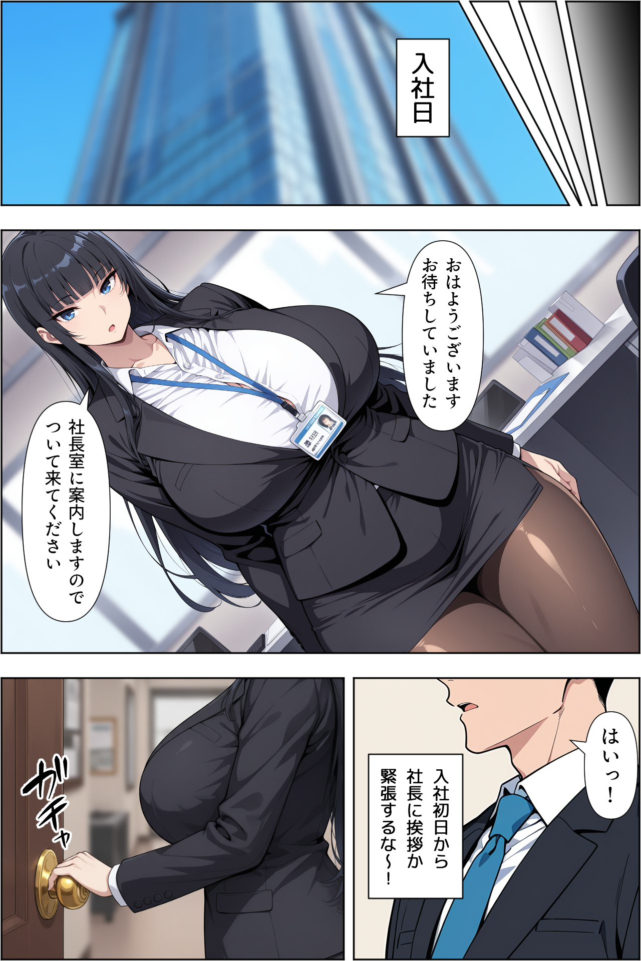 転職したら爆乳ギャル社長の性欲処理係に任命された件 無料立ち読み18