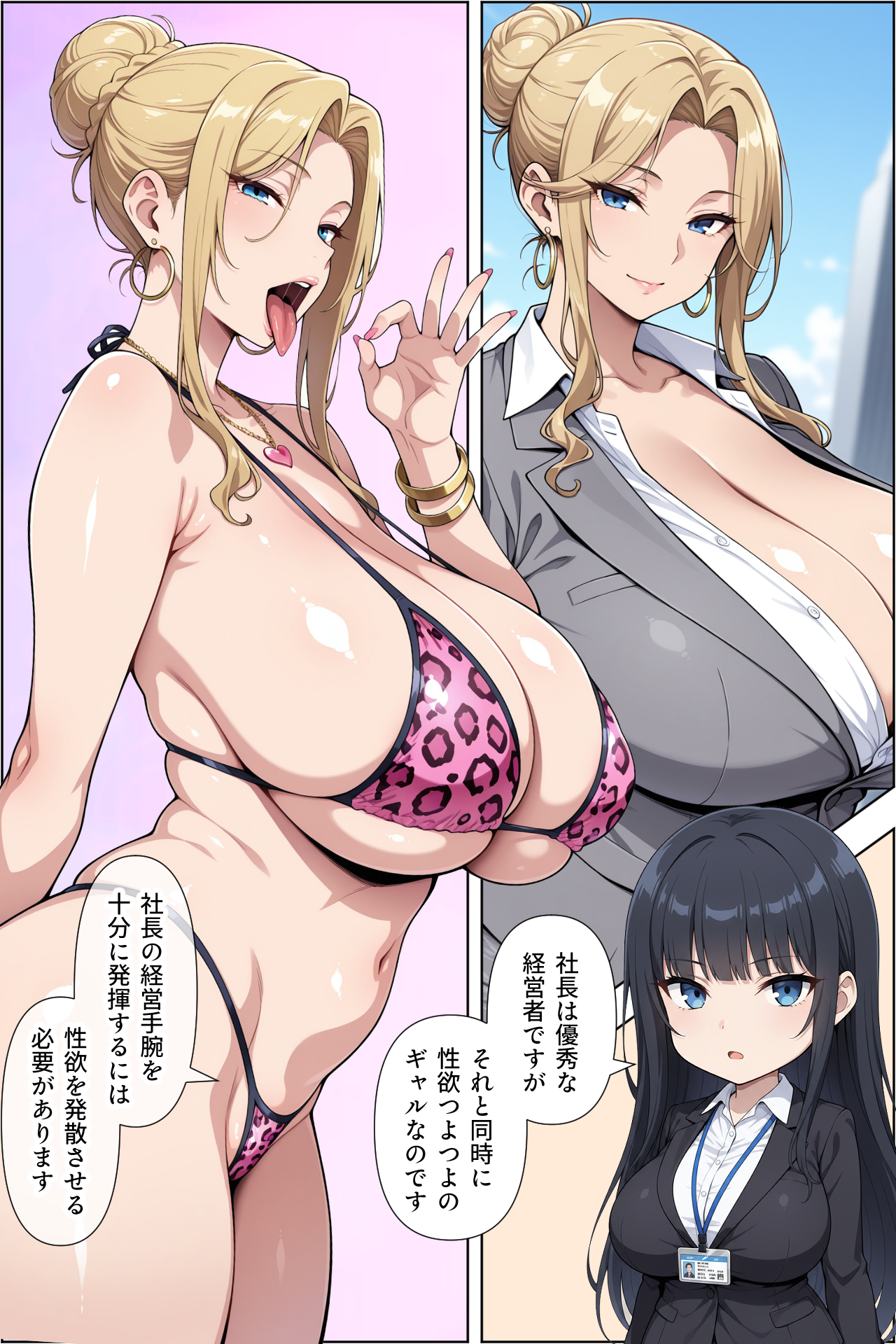 転職したら爆乳ギャル社長の性欲処理係に任命された件 無料立ち読み22