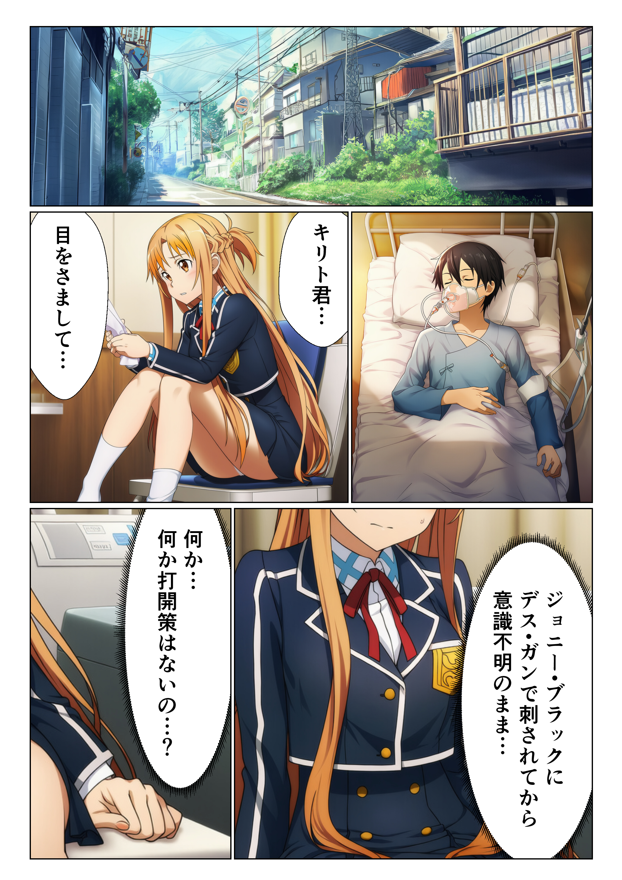 ヒロイン全員寝取られ快楽堕ち！ハーレム大乱交【ソード◯ート・オンライン編（SA◯編）】 無料立ち読み1